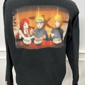 Naruto Shippuden Sweatshirt by Anwar Carrots  Size Small.  (Bin 2)